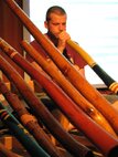 Sprievodná hudba na didgeridoo v podaní Tomáša Miškoviča